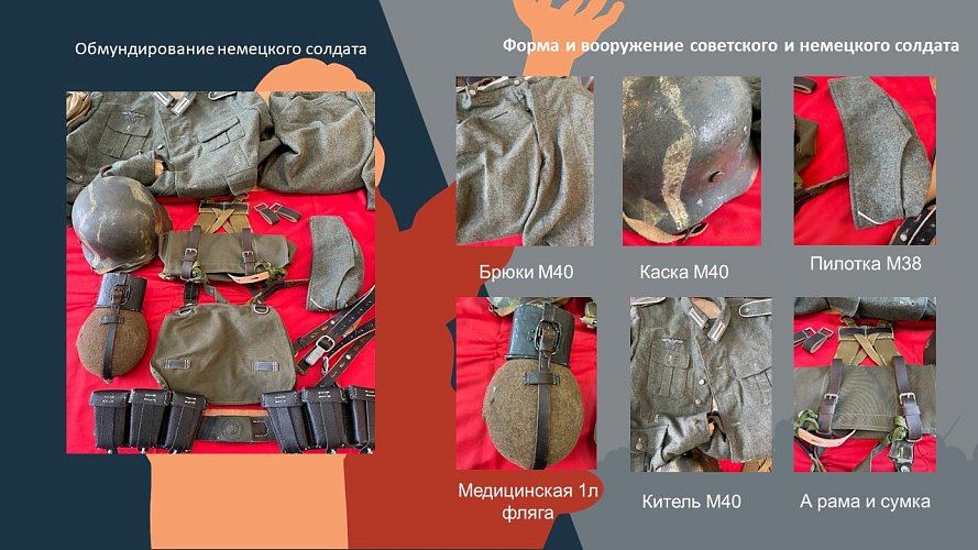 «Форма и вооружение советского и немецкого солдата»